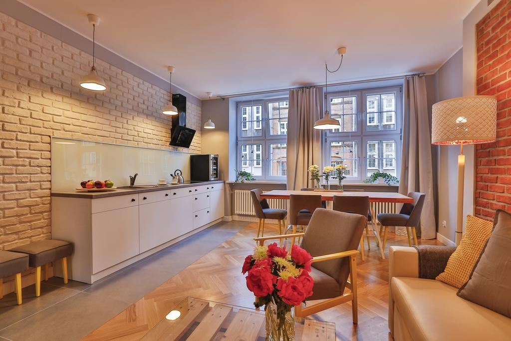 Apartament Bursztynowy Mariacka Old Town Gdaňsk Pokoj fotografie